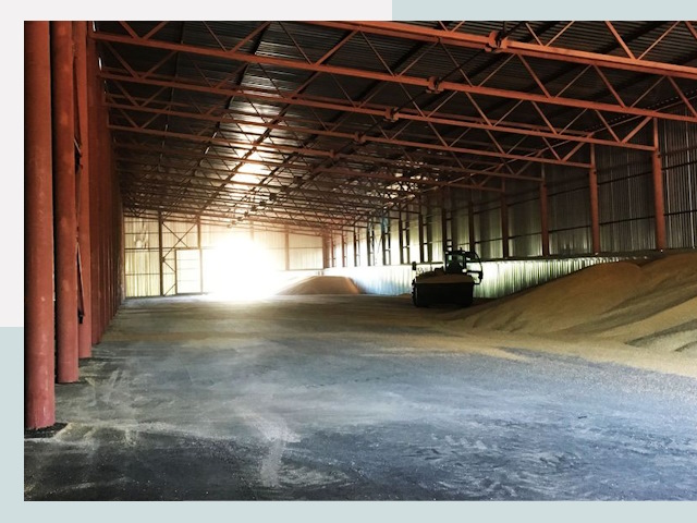 Строительство зернохранилищ в Сердобске