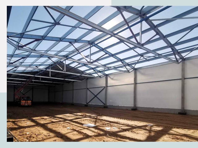 Строительство сенохранилищ в Сердобске