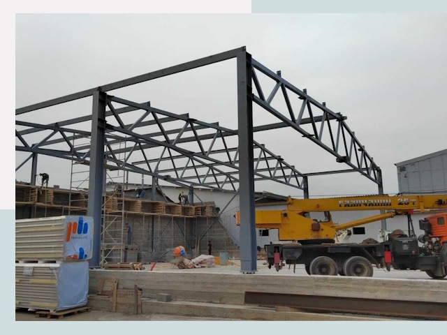 Строительство цехов в Сердобске