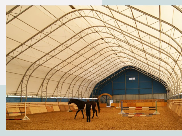 Строительство конных манежей в Сердобске