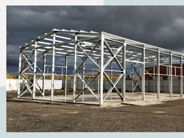 Двускатные ангары в Сердобск от 607 руб. за квадрат