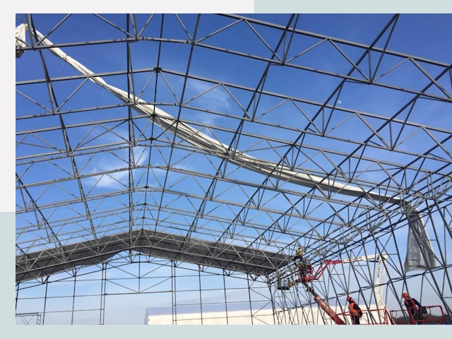 Шатровые ангары от 607 руб. в Сердобске и Пензенской области