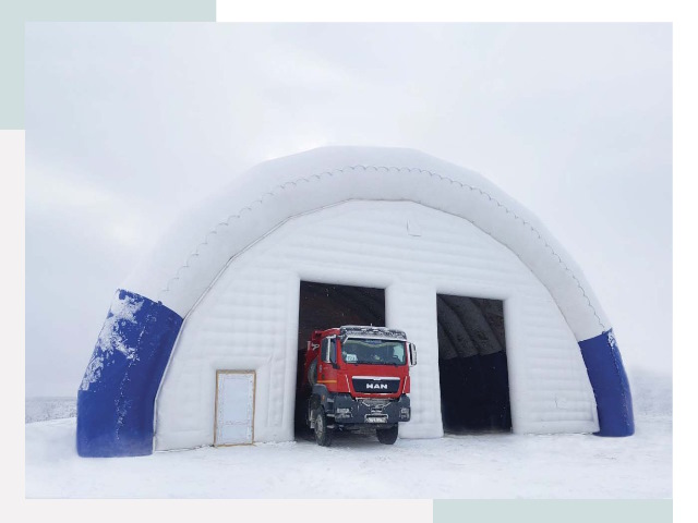 Мобильные ангары в Сердобске