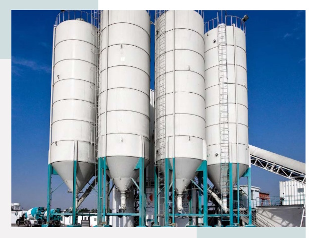 Строительство цементных силосов в Сердобске