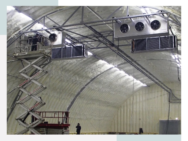 Оснащение ангаров в Сердобске