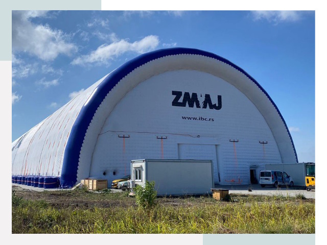 Брендирование ангаров в Сердобске