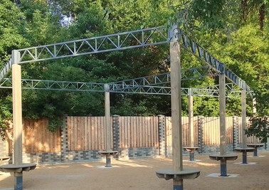 Терраса из металлоконструкций под ключ, проектирование, изготовление и монтаж от СтальСтрой-Срд